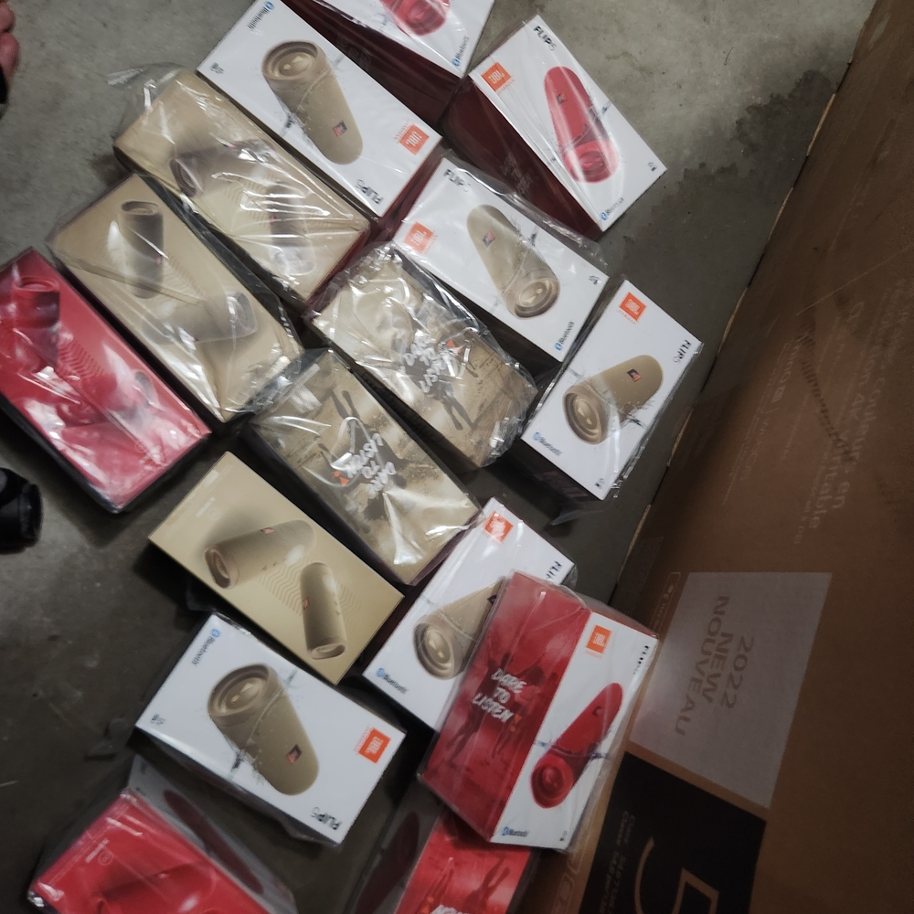 JBL Red and Gold Bluetooth Speaker(s)